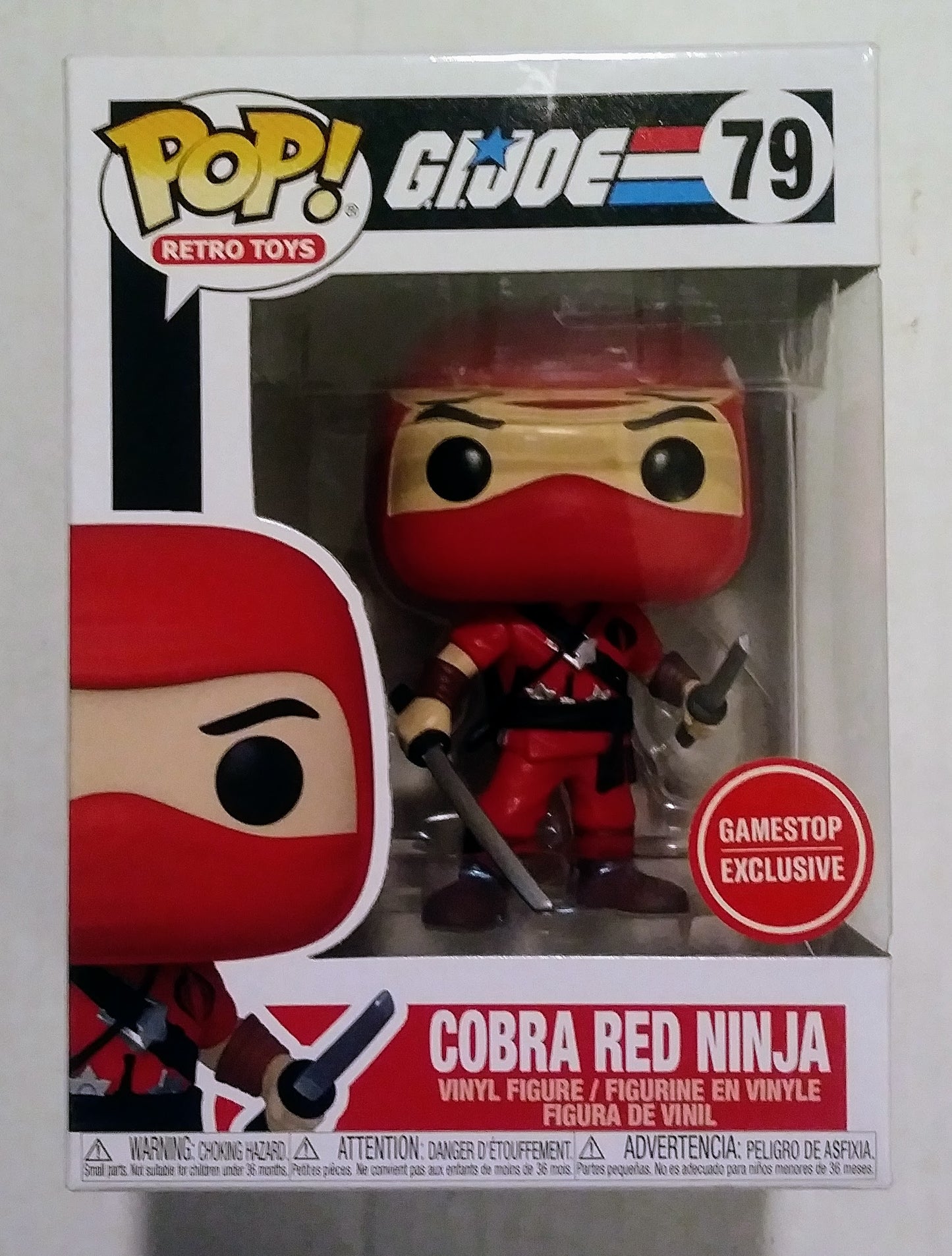 Retro Toys Funko Pop - Cobra Red Ninja (G.I. Joe)