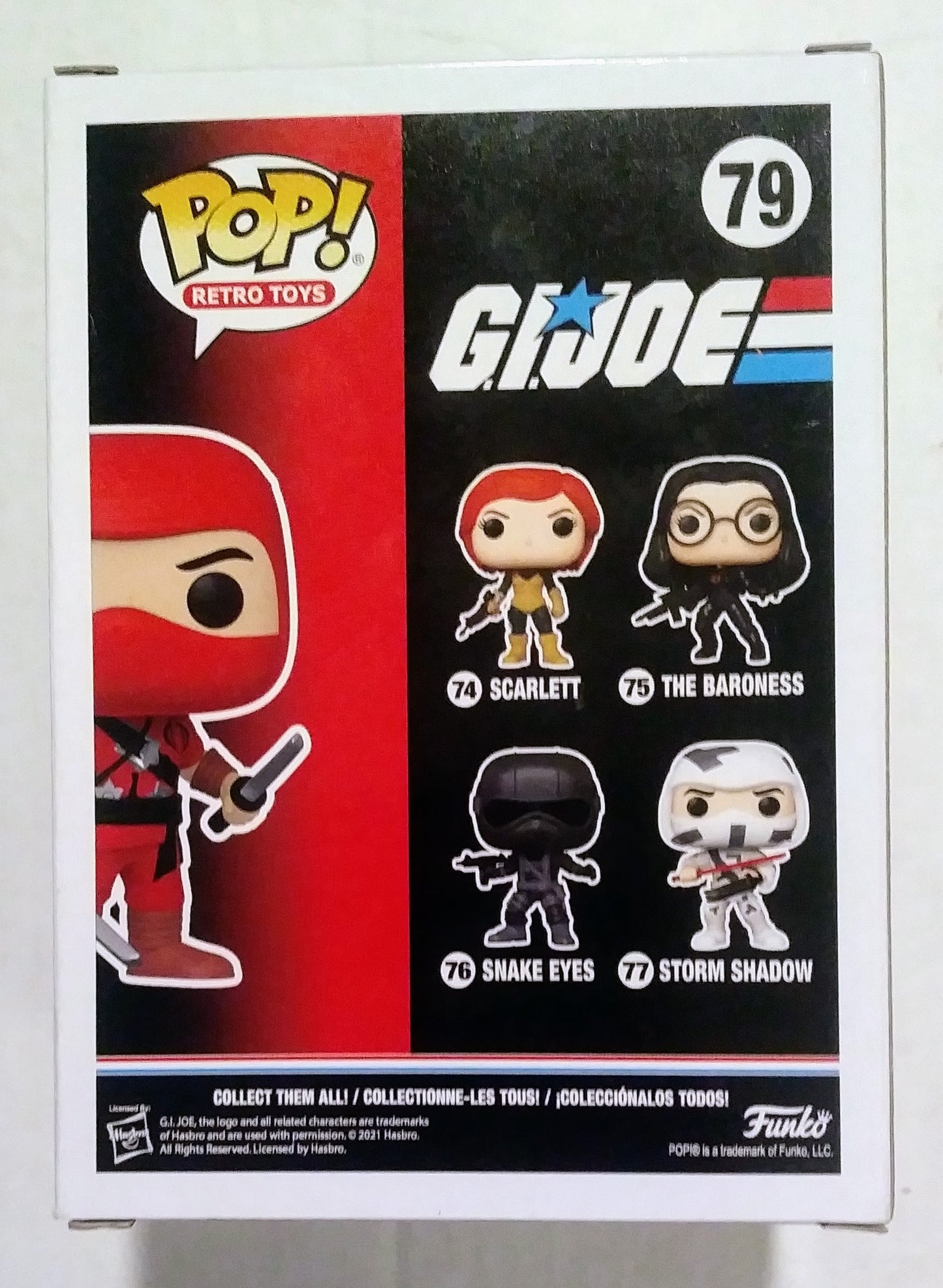 Retro Toys Funko Pop - Cobra Red Ninja (G.I. Joe)