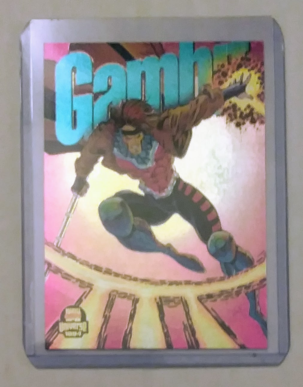 Marvel Universe Card - 1994 #F4 Gambit (Foil)