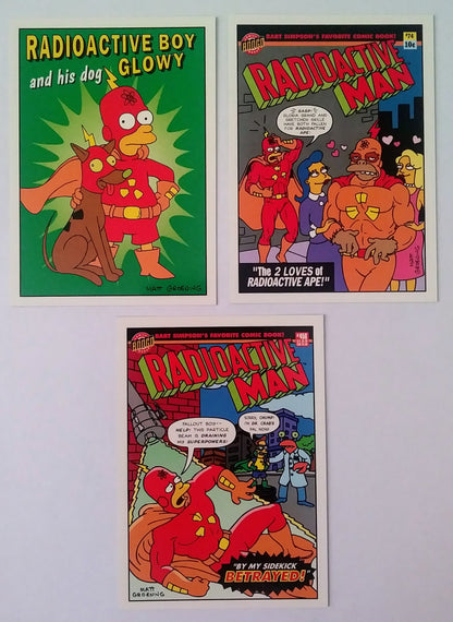 Simpsons Trading Card set - Radioactive Man