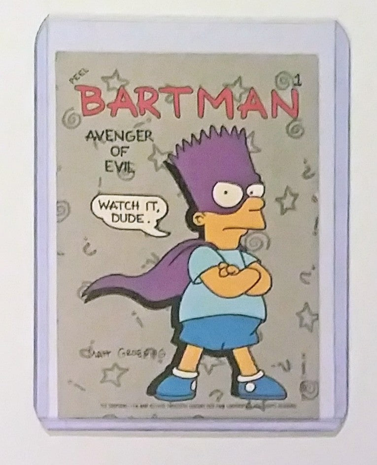 Simpsons Trading Card - 1990 #S01 Bartman (Sticker)