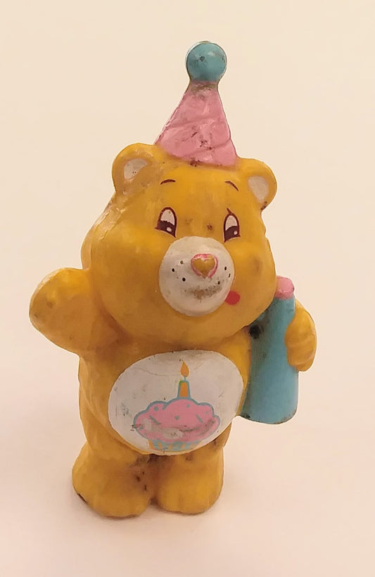 Care Bears mini figure - Birthday Bear (with hat)
