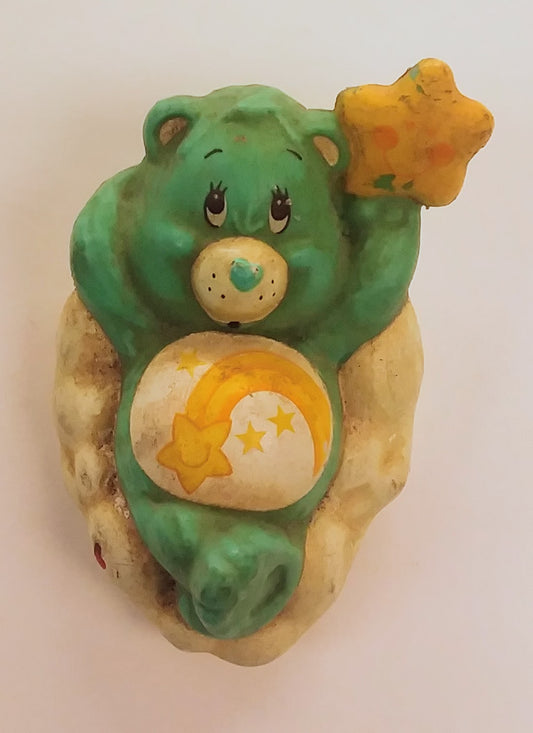 Care Bears mini figure - Wish Bear (on a cloud)