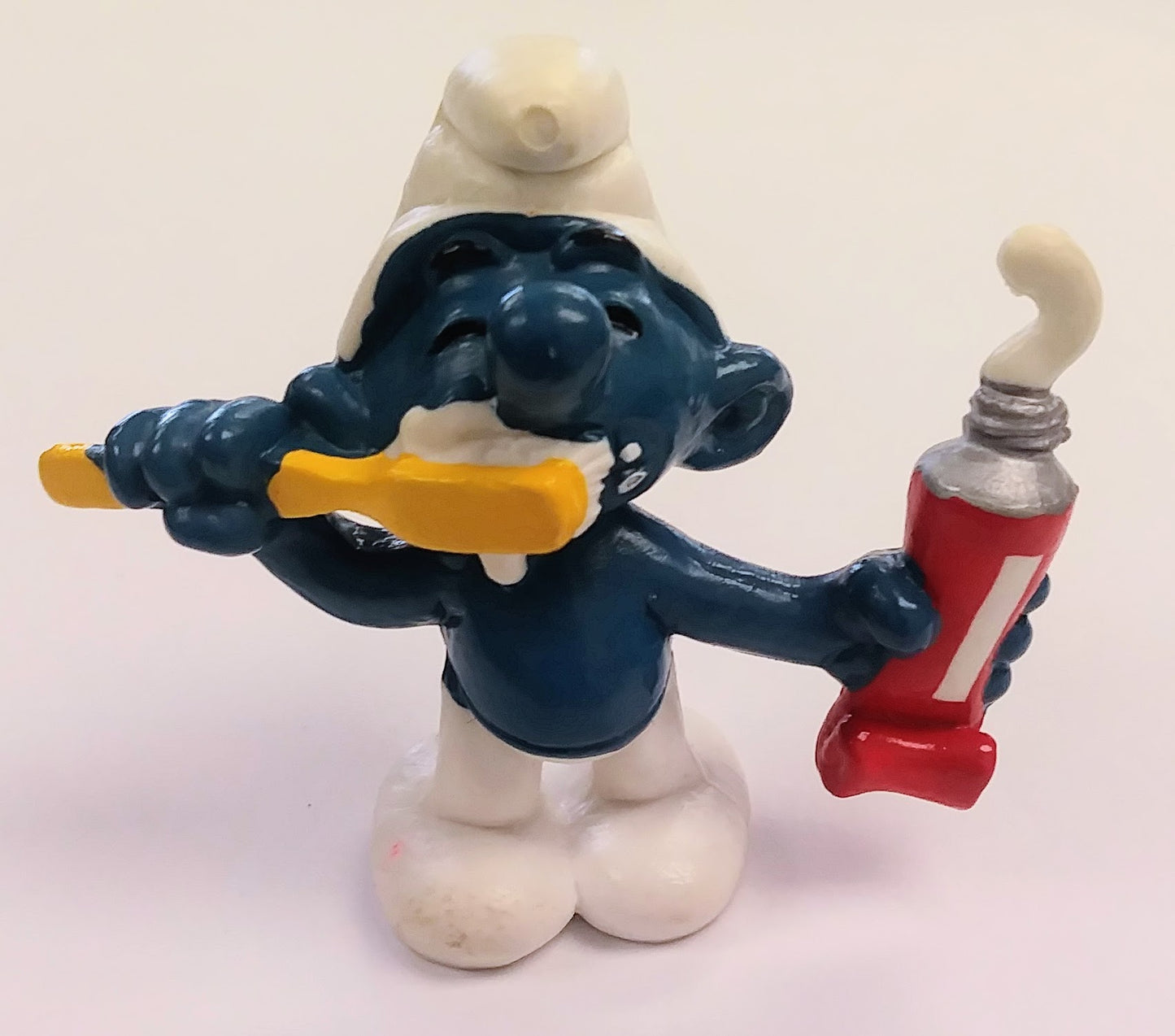 Smurfs PVC figure - Toothpaste Smurf