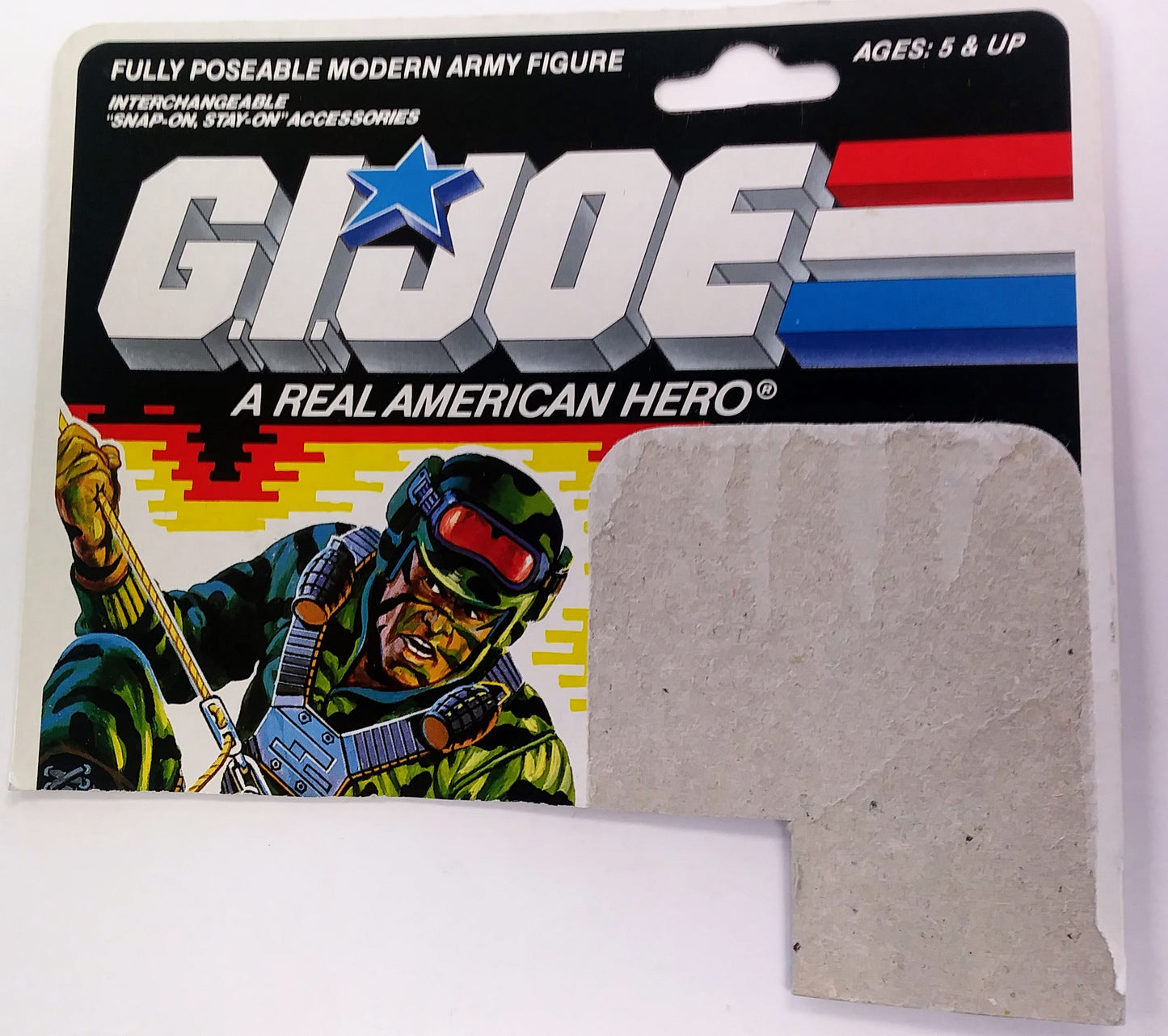 G.I. Joe figure card - Hit & Run