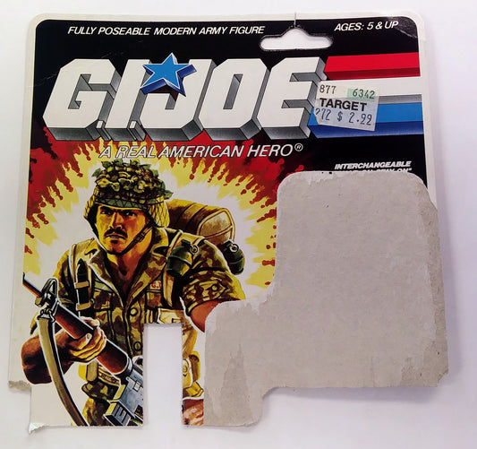 G.I. Joe figure card - Footloose