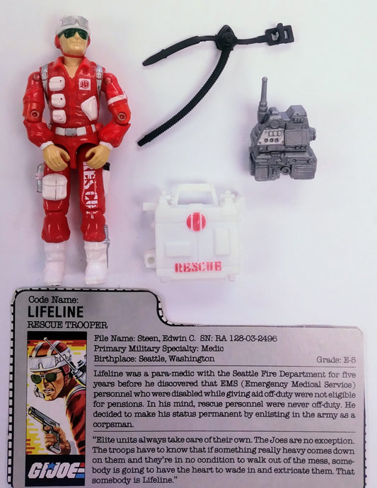 G.I. Joe action figure - Lifeline (Rescue Trooper)