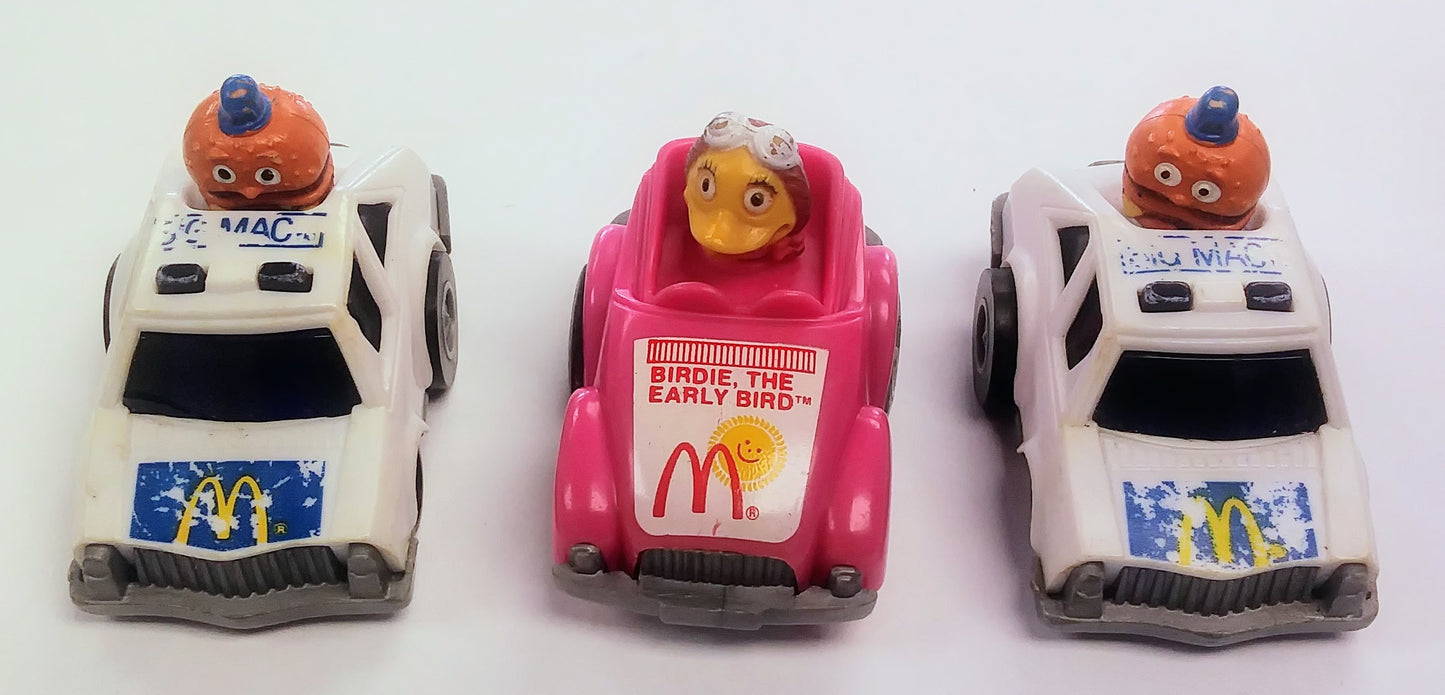 McDonald's Happy Meal toy set - Birdie and 2 Big Macs