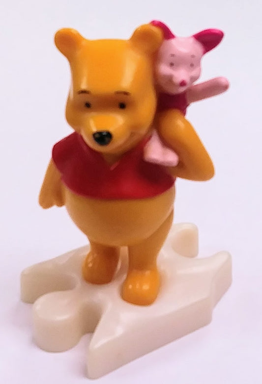 Disney Happy Meal toy - Pooh and Piglet Puzzle piece figure