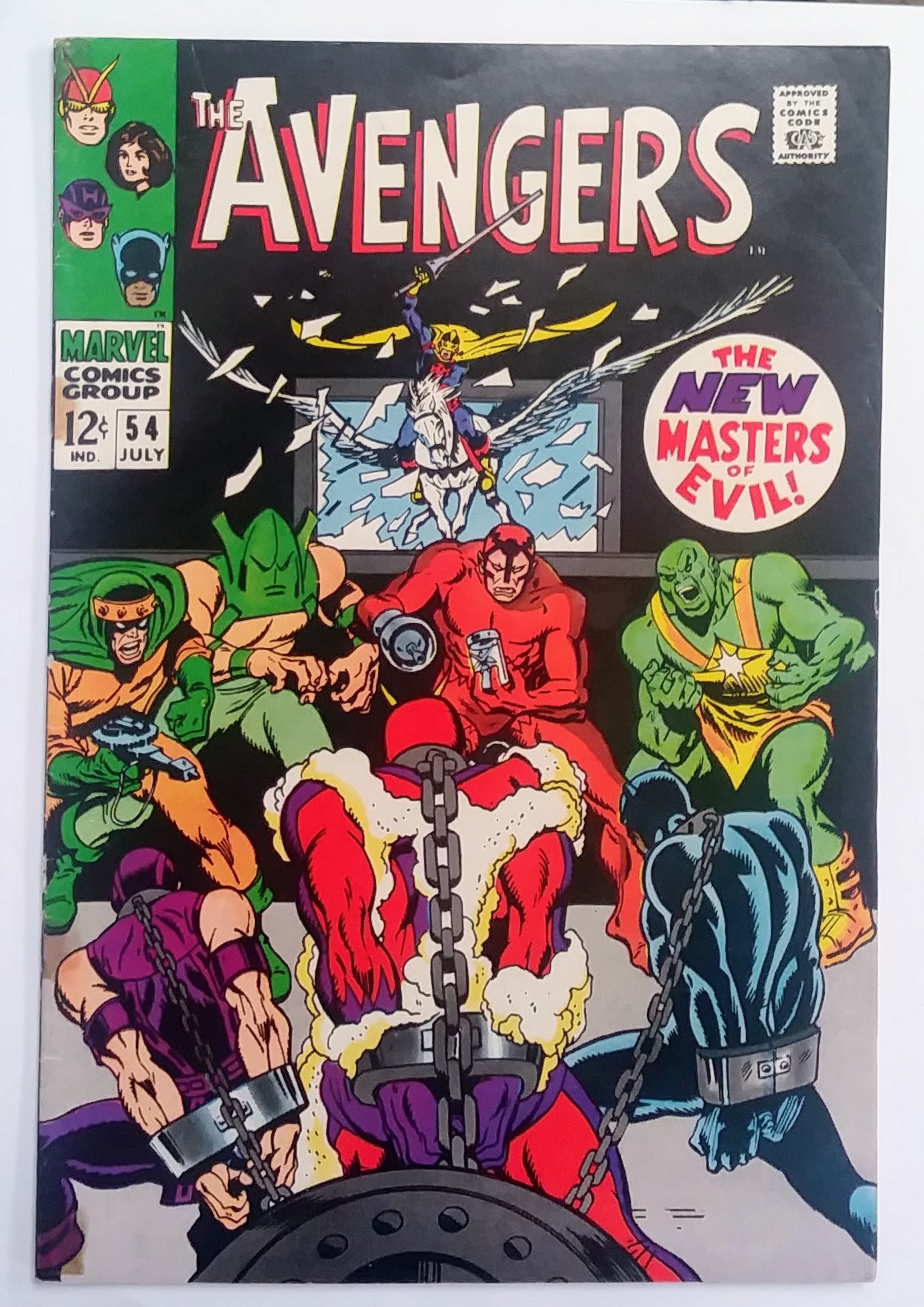 Avengers #054, Marvel Comics (July 1968)