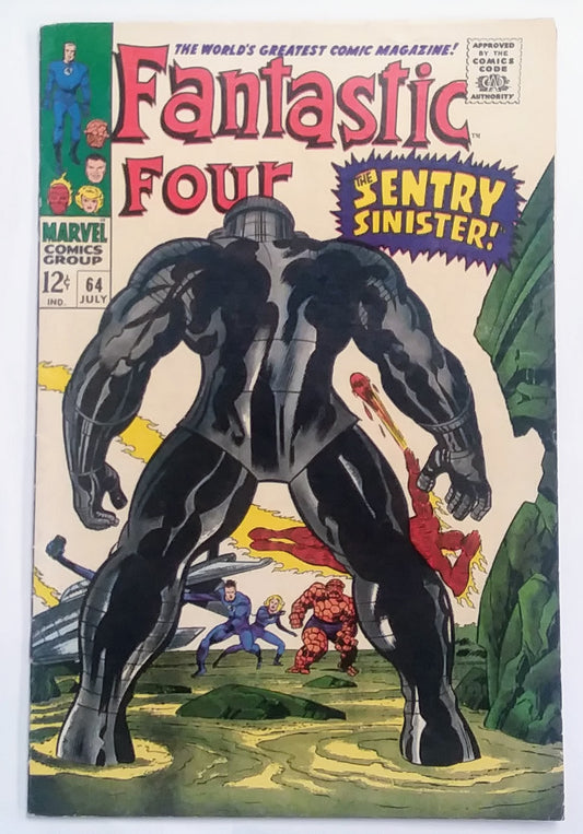 Fantastic Four #064, Marvel Comics (July 1967, VG)