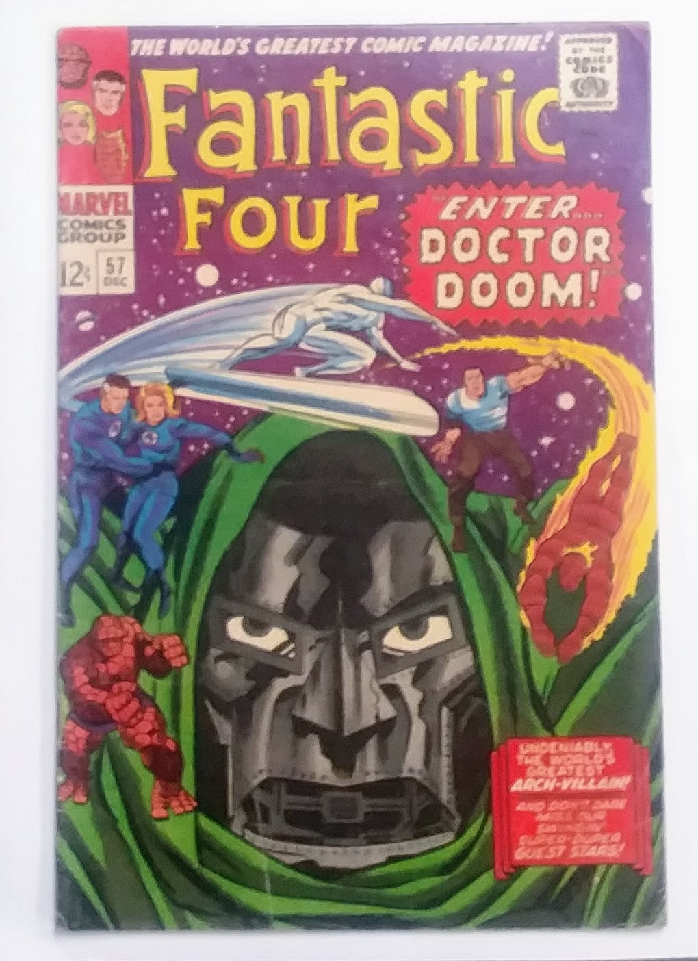 Fantastic Four #057, Marvel Comics (December 1966, Fair)