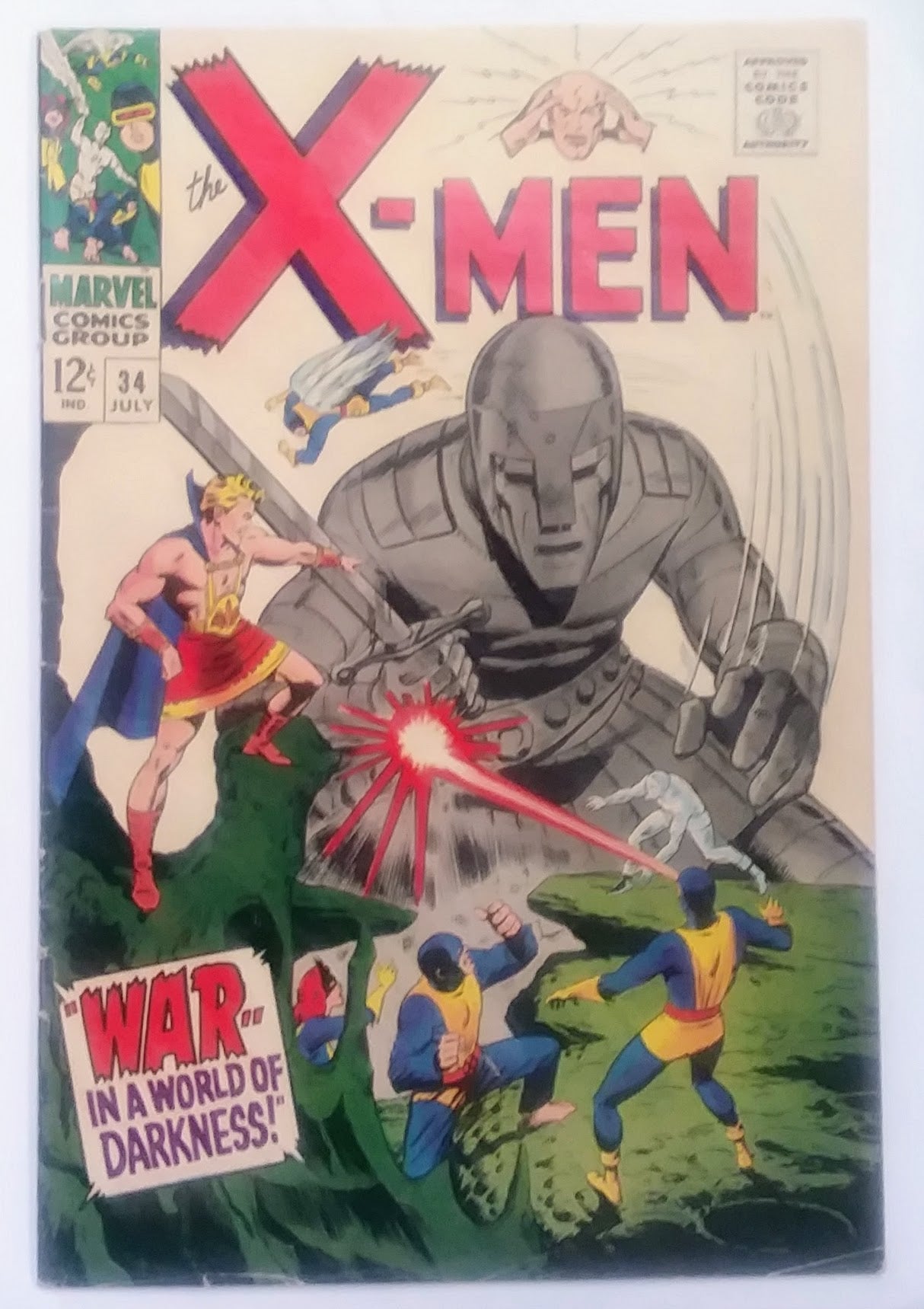 X-Men #034, Marvel Comics (July 1967, VG-)