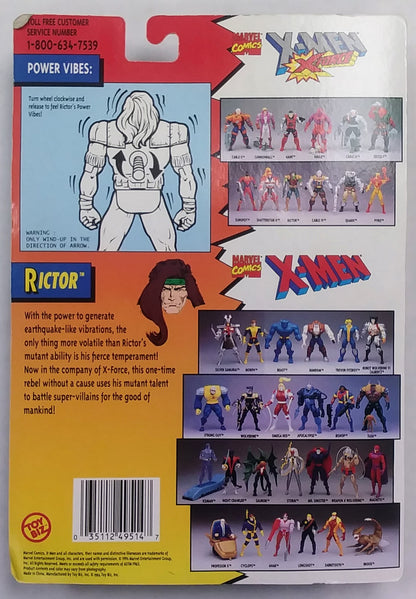 Marvel carded action figure - Rictor (X-Force)