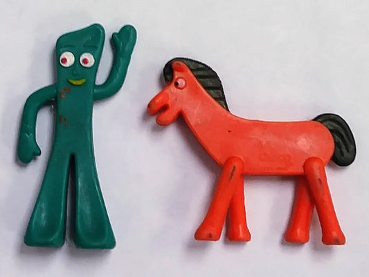 PVC figure set - Gumby and Pokey