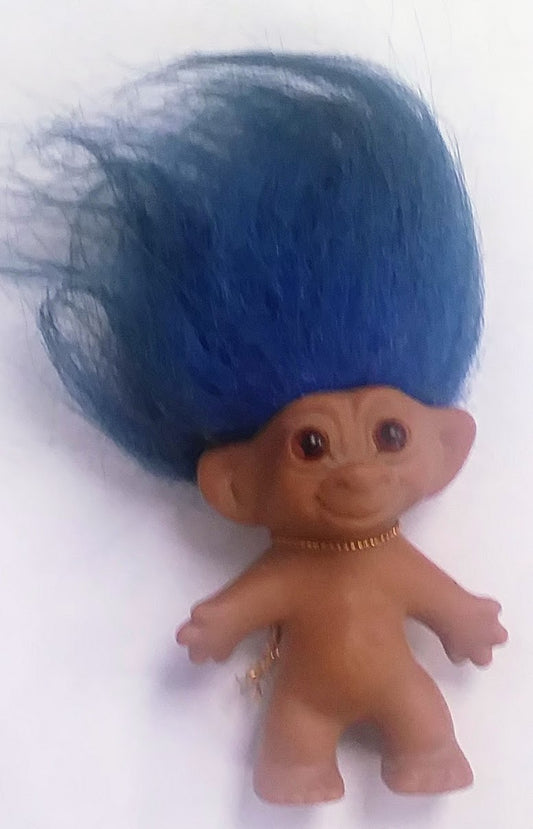 Russ troll doll - Horseshoe w/blue hair