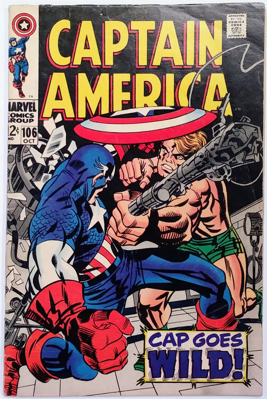Captain America #106, Marvel Comics (October 1968)