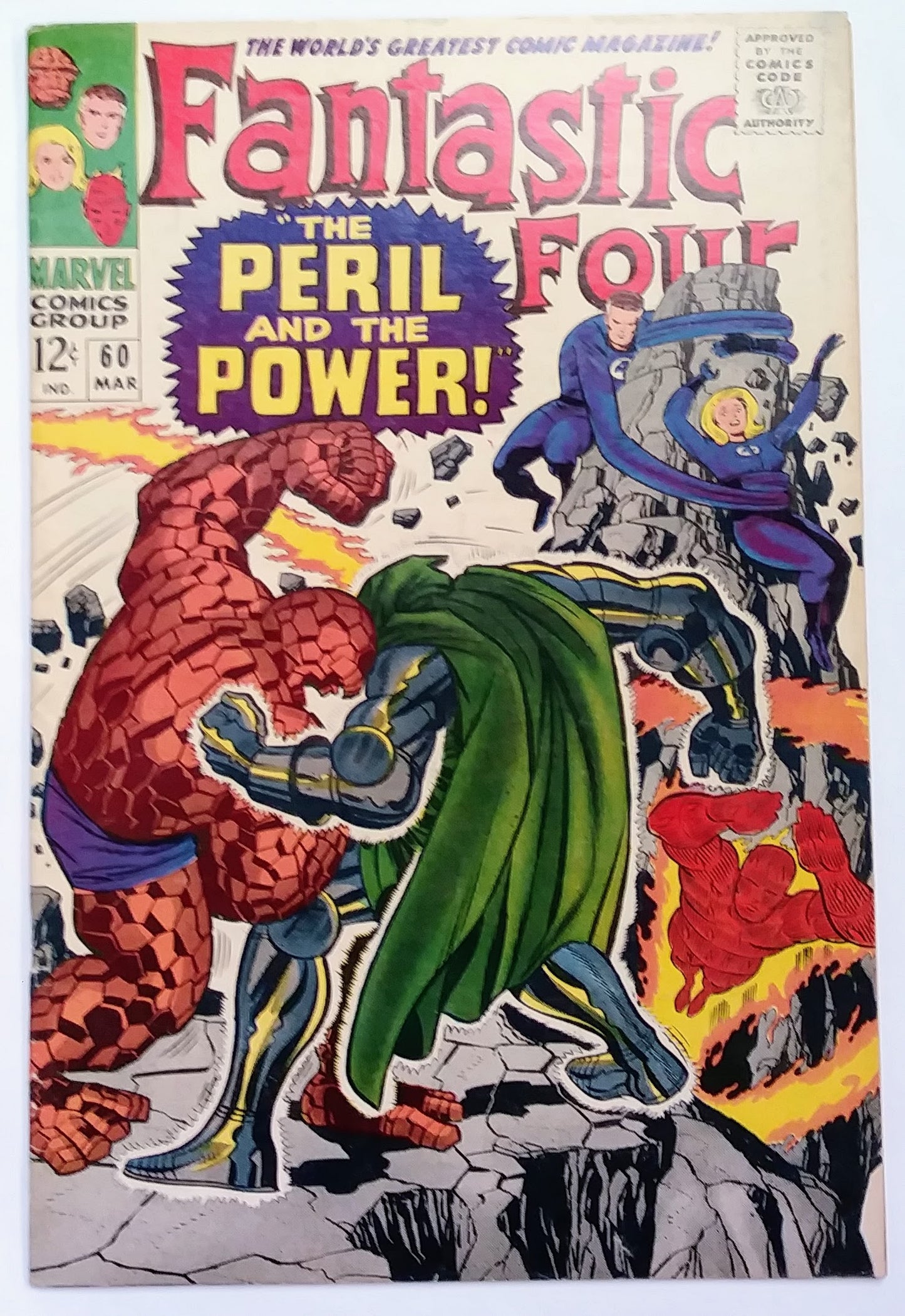 Fantastic Four #060, Marvel Comics (March 1967, VG)