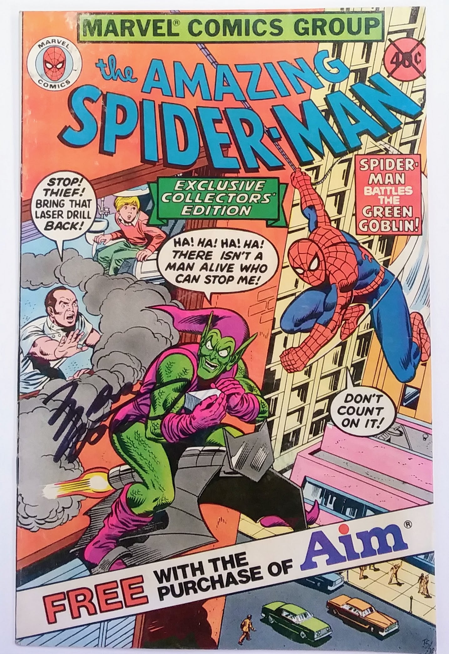 Signed Comics: Amazing Spider-Man Aim Giveaway #1, Marvel Comics