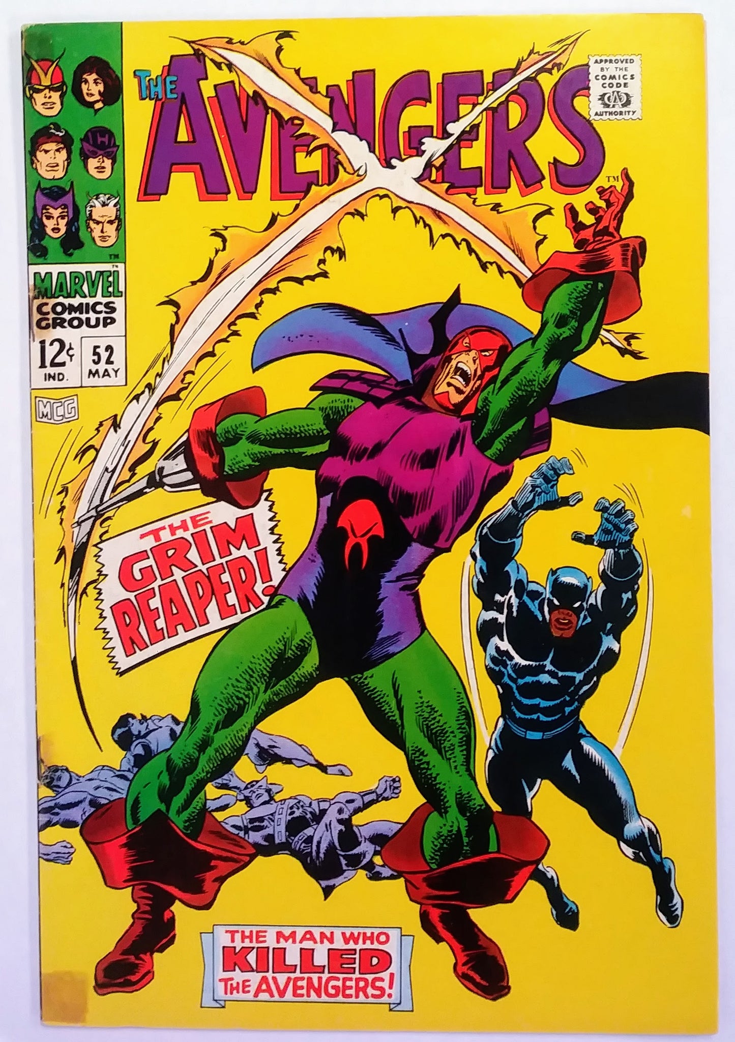 Avengers #052, Marvel Comics (May 1968, GD+)