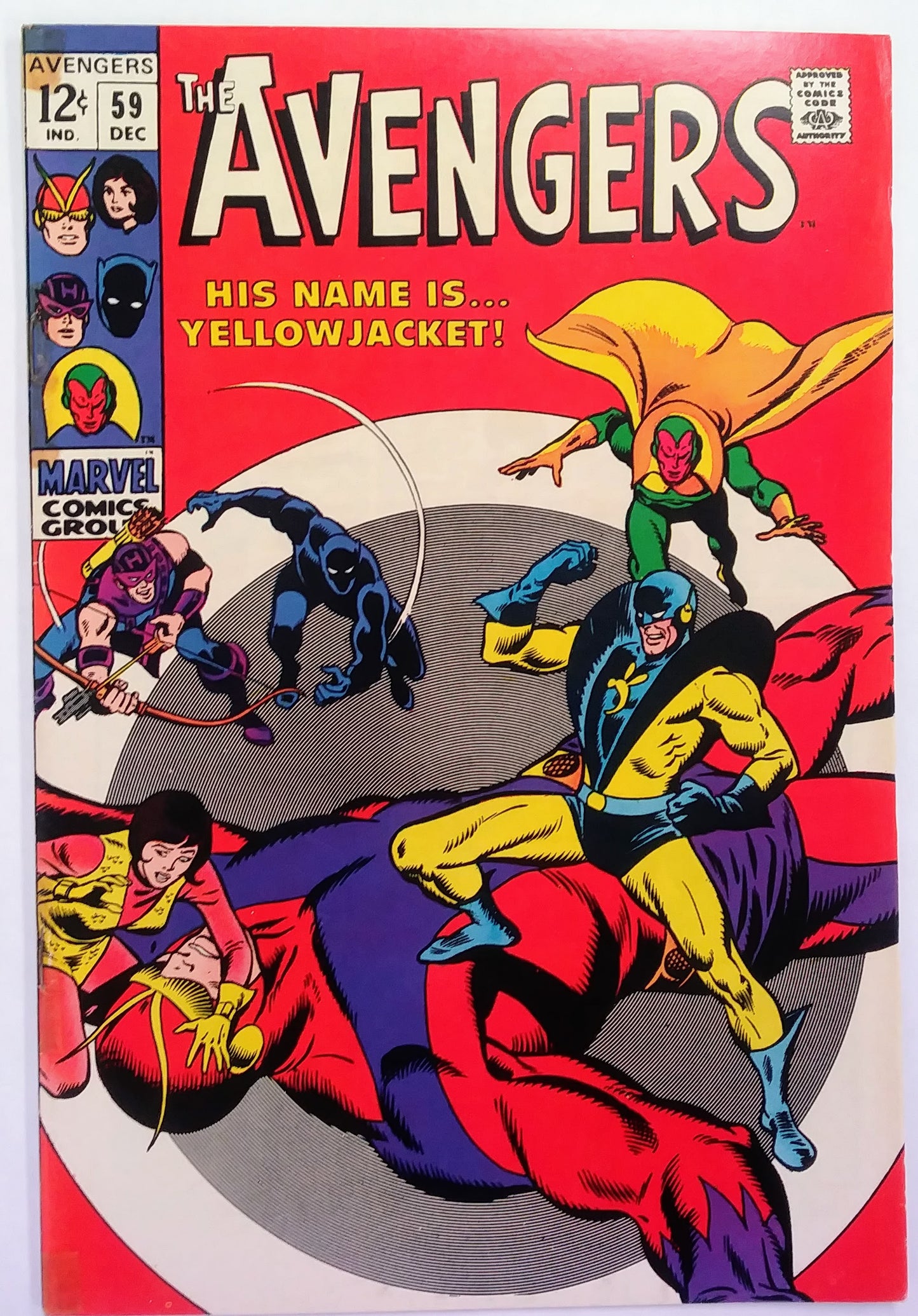 Avengers #059, Marvel Comics (December 1968)