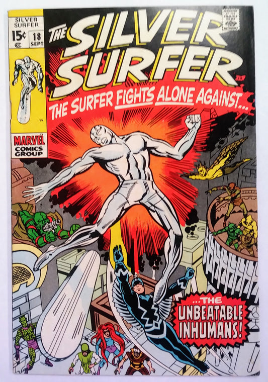 Silver Surfer #18, Marvel Comics (September 1970, VG)