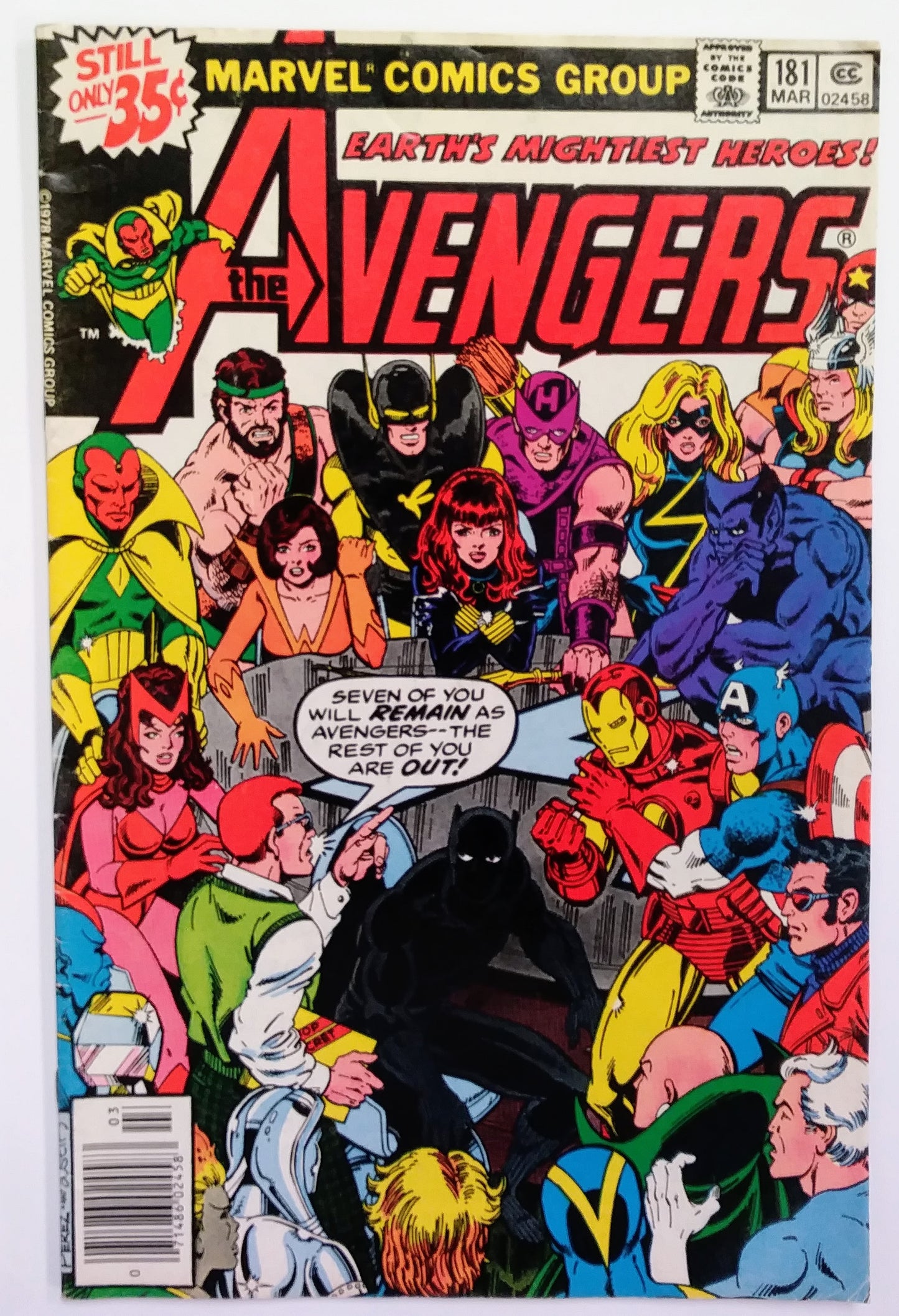 Marvel Comics: Avengers #181