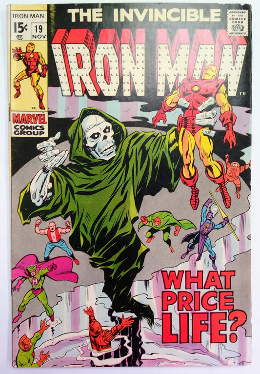 Iron Man #019, Marvel Comics (November 1969, GD+)