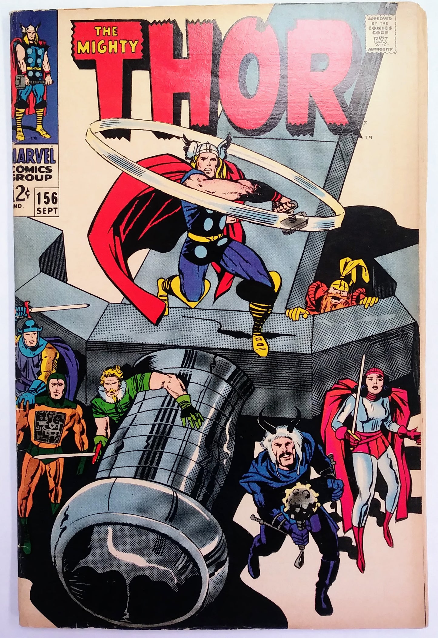 The Mighty Thor #156, Marvel Comics (September 1968)