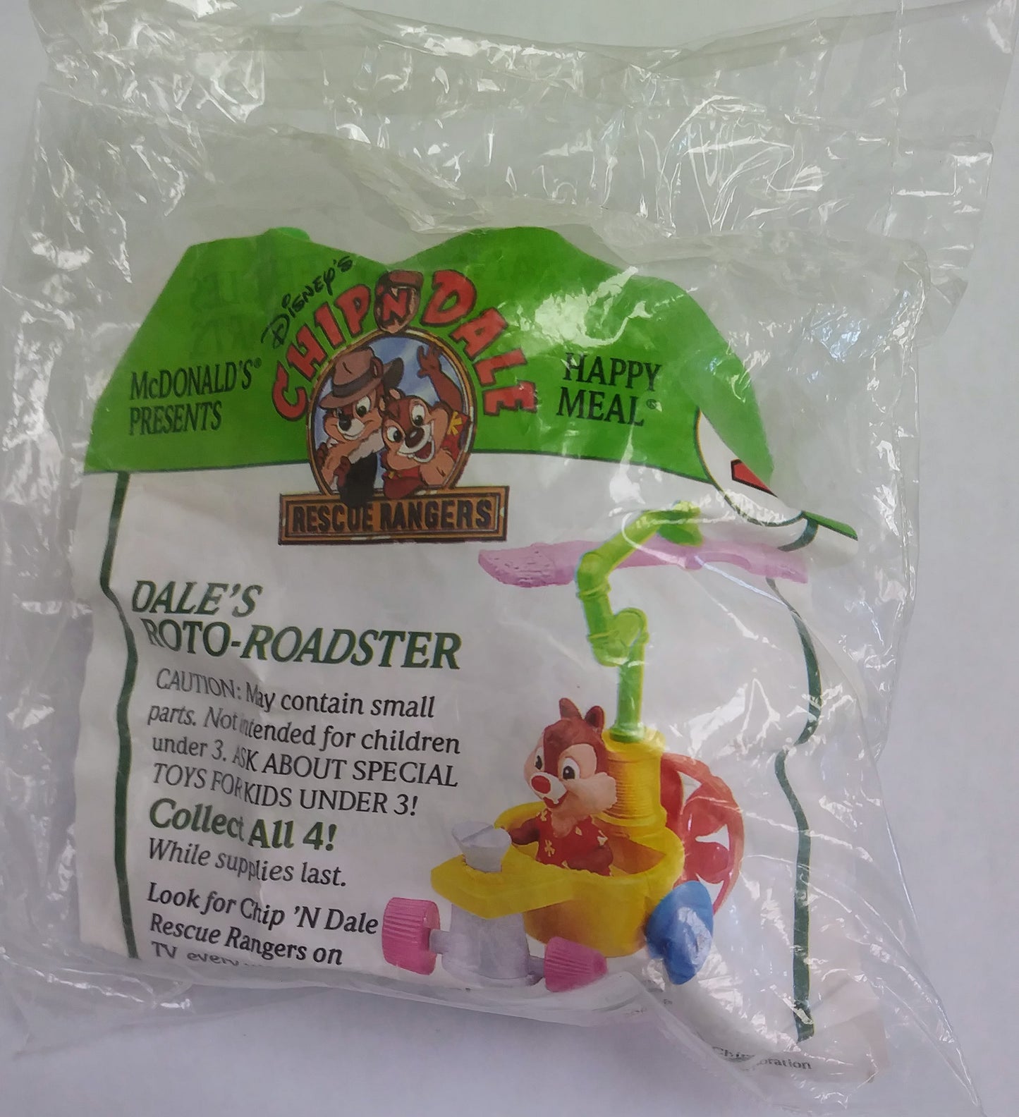 Disney Happy Meal toy - Dale from Chip N' Dale Rescue Rangers (Bagged)