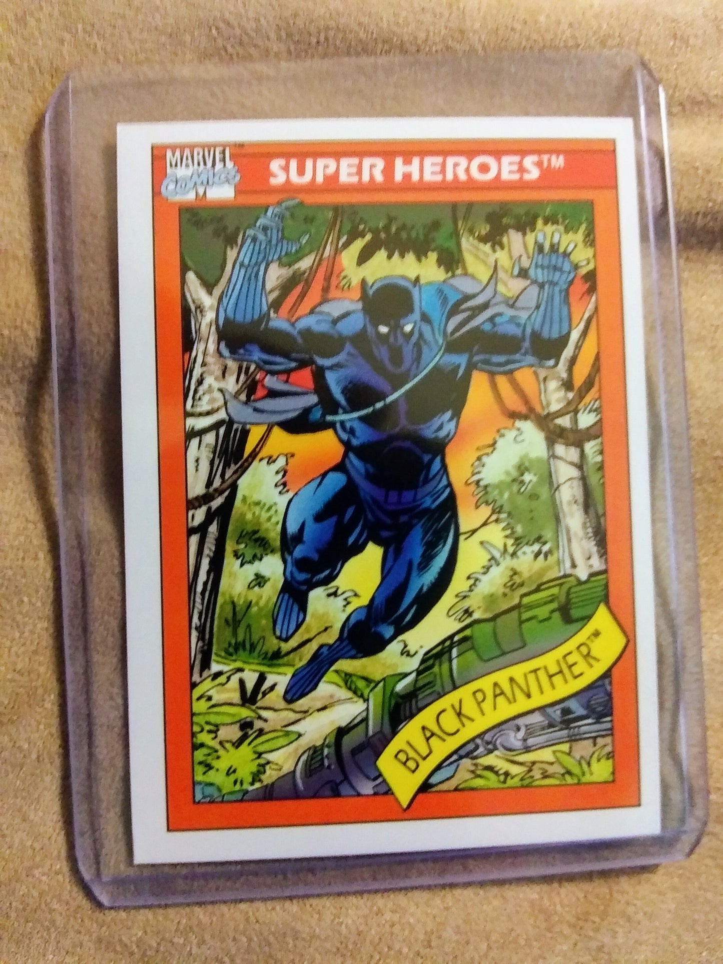 Marvel Universe Card - 1990 #020 Black Panther