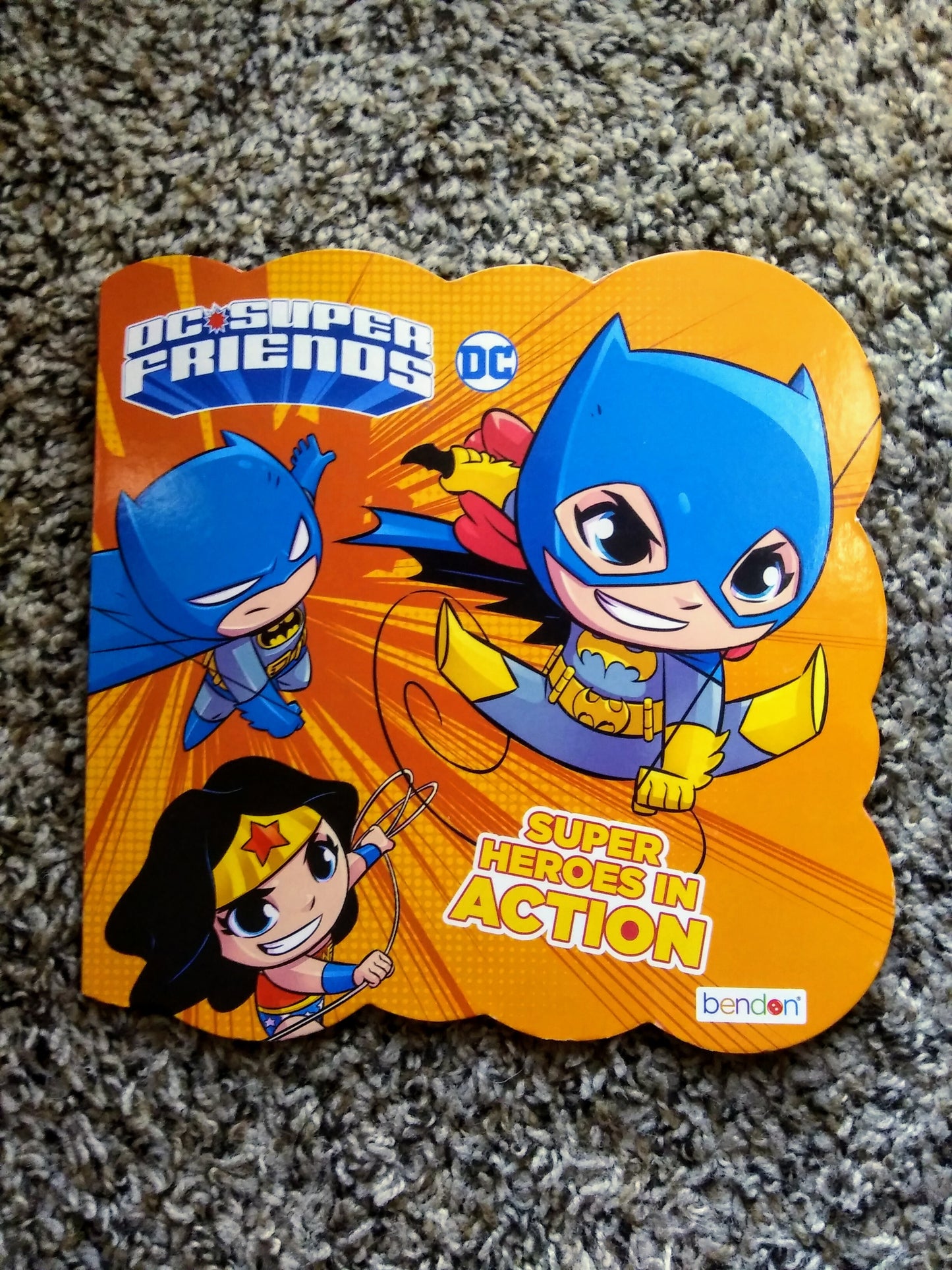 DC Super Friends HC Book - Super Heroes in Action