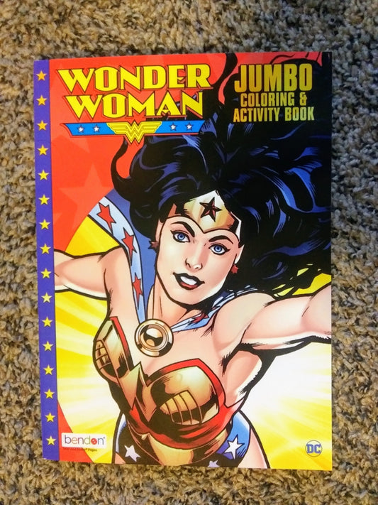 Wonder Woman Jumbo Coloring Book