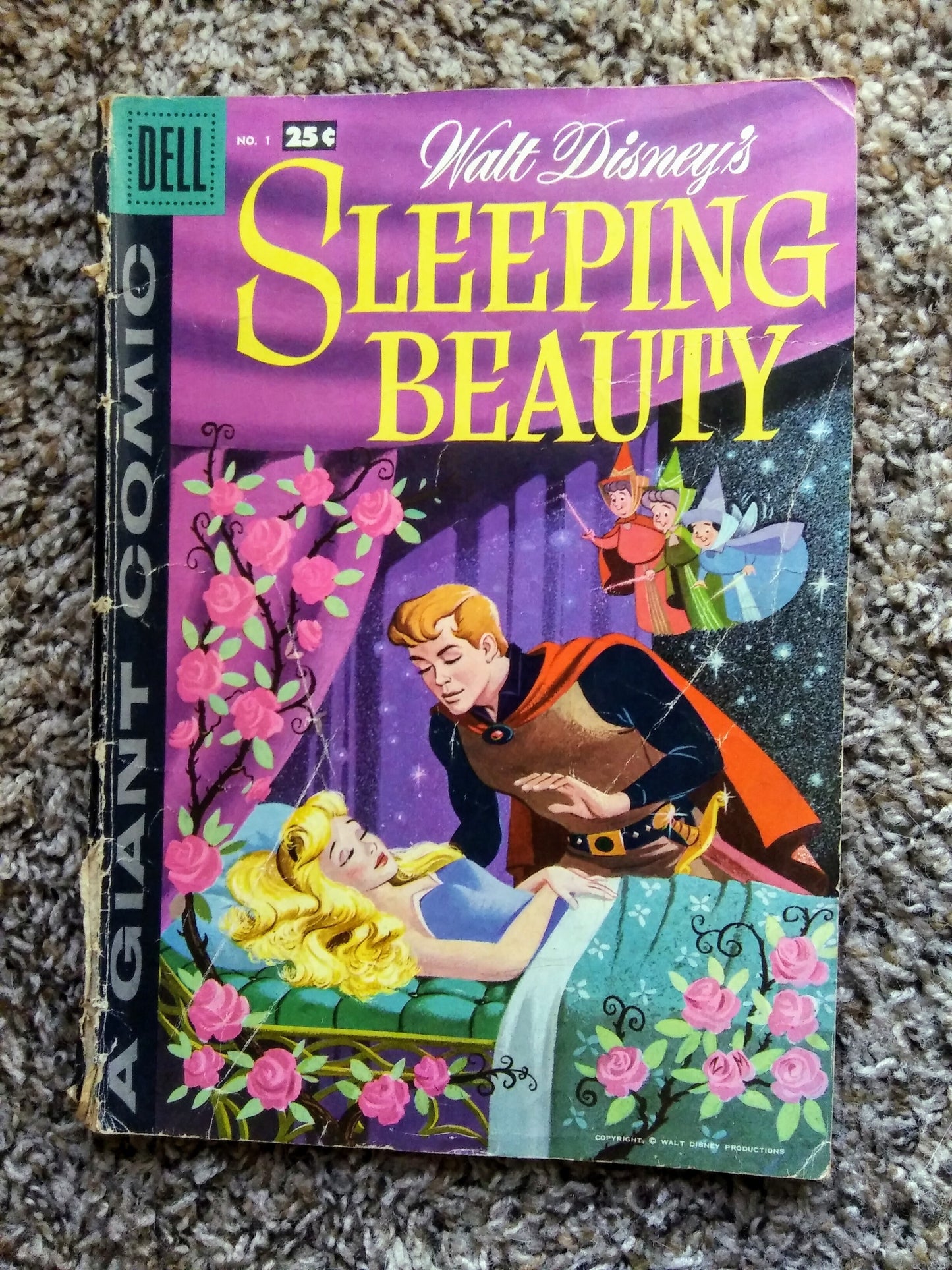 Dell Giant: Walt Disney's Sleeping Beauty #1, Dell Comics (April 1959)