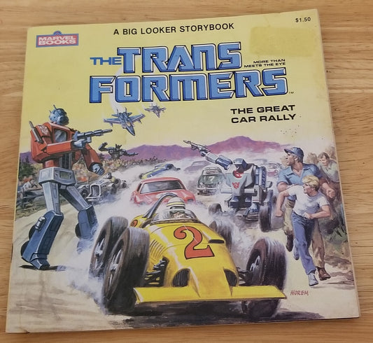 Transformers Read-Along Book – The Great Car Rally