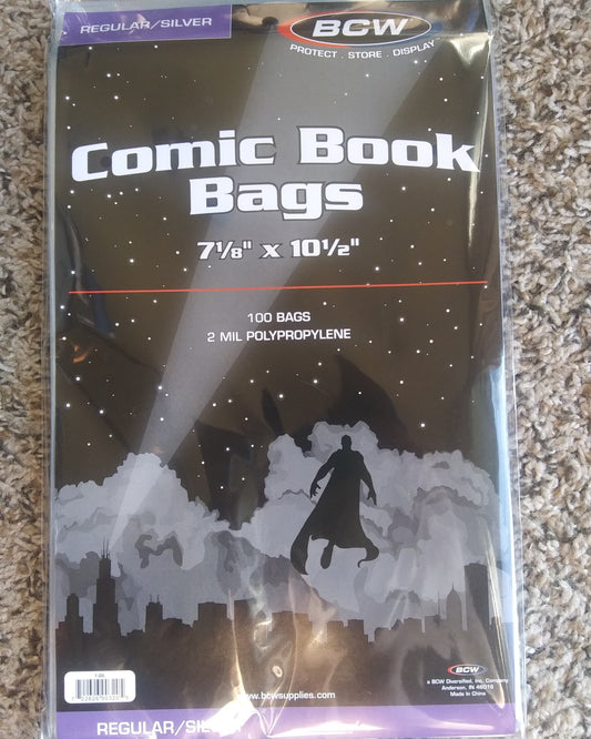 BCW Silver Age Comic Book Bags