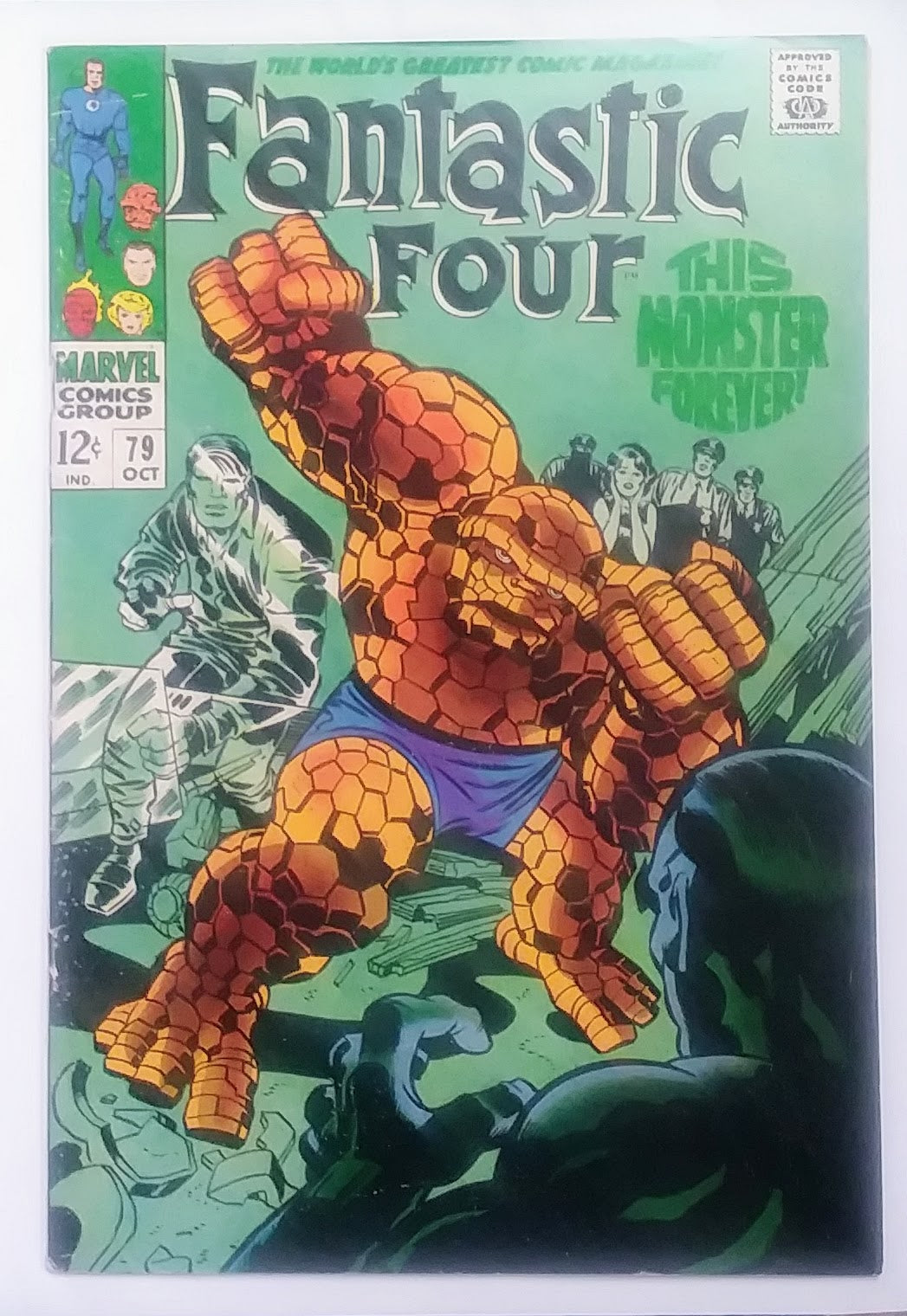 Fantastic Four #079, Marvel Comics (October 1968, VG/F)