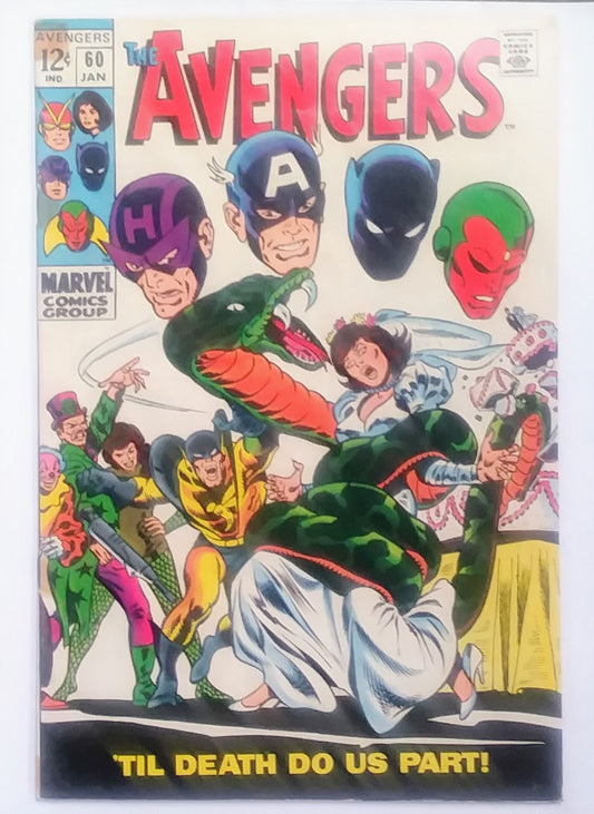 Avengers #060, Marvel Comics (January 1969)