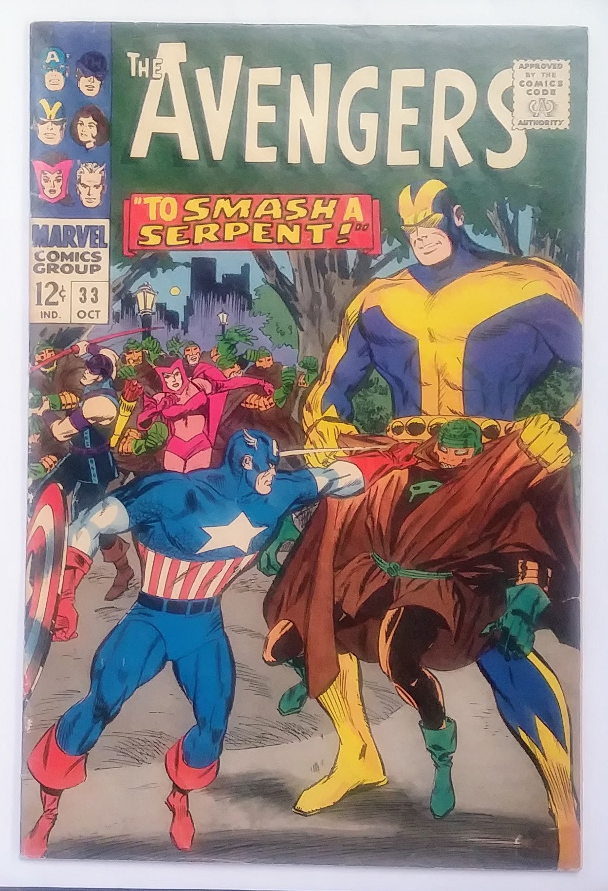 Avengers #033, Marvel Comics (October 1966)