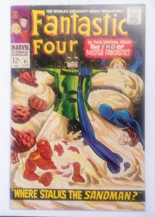 Fantastic Four #061, Marvel Comics (April 1967 , GD/VG)