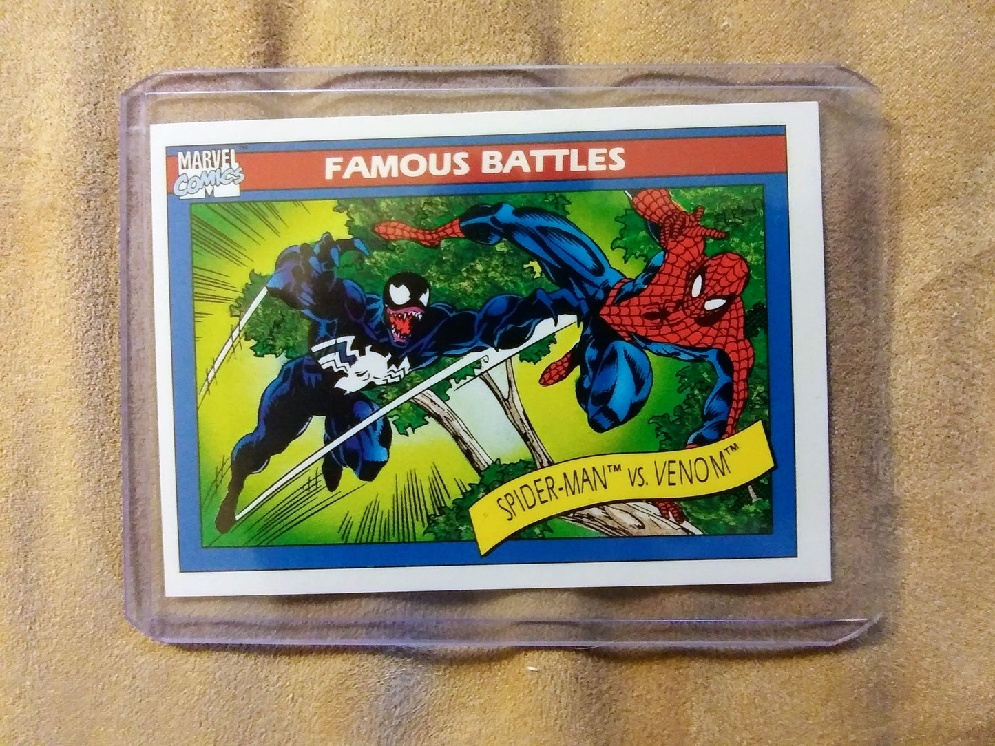Marvel Universe Card - 1990 #106 Famous Battles